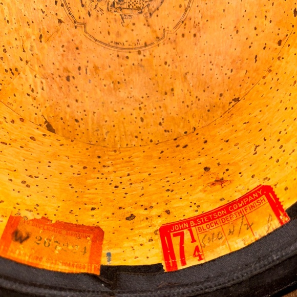 Authentic Stetson Bowler hat 7 1/4      267284 - Picture 12 of 15